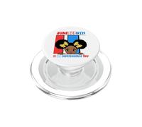 Le 16 Juin, C'est Le Jour de Mon indépendance, Little Miss Black Queen PopSockets PopGrip pour MagSafe