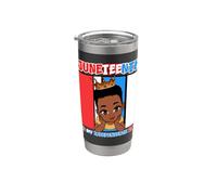 Le 16 juin, c'est le jour de mon indépendance, Petit Monsieur Black King Gobelet isotherme en acier inoxydable double paroi