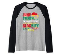 Le 16 Juin, Je suis Noir Tous Les Jours, mais Aujourd'hui Je suis Blackity Manche Raglan