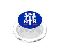 Le 19 Juin 1865 : Célébrons la liberté Noire, mélanine, Maman, Papa, Enfants PopSockets PopGrip pour MagSafe