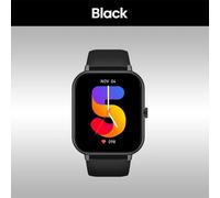 [Le 2023] Zeblaze Btalk Lite Appel Bluetooth Montre Intelligente 24h Moniteur De Santé 100 + Modes Sportifs 200 + Cadrans Smartwatch - Type Black