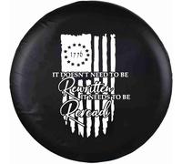 Le 250E Anniversaire De L'Amérique : Il n'est Pas Nécessaire De Le Réécrire Housse pour Roue Pneu Premium Housse De Pneu Anti Poussière Neige Protection De Roue pour Camping-Car Vus Voiture 15inch