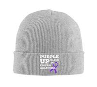 Le 26 Mars, Purple Up Soutient La Sensibilisation À L'Épilepsie Homme Femme Bonnets Hiver Classique Bonnets Tricoté Élastique Watch Cap pour Casque Moto Sport Cyclisme
