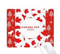 le 4 juillet, jour de la fête du canada maple leaf heureux la souris noël woods - forêt