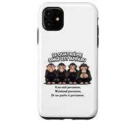 Le 4ème Singe est apparu - Humour Smartphone Coque pour iPhone 11