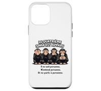 Le 4ème Singe est apparu - Humour Smartphone Coque pour iPhone 12 Mini