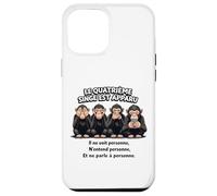 Le 4ème Singe est apparu - Humour Smartphone Coque pour iPhone 12 Pro Max