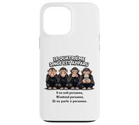 Le 4ème Singe est apparu - Humour Smartphone Coque pour iPhone 13 Pro Max