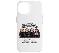 Le 4ème Singe est apparu - Humour Smartphone Coque pour iPhone 14