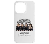 Le 4ème Singe est apparu - Humour Smartphone Coque pour iPhone 14 Pro Max
