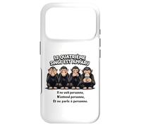 Le 4ème Singe est apparu - Humour Smartphone Coque pour iPhone 17 Pro