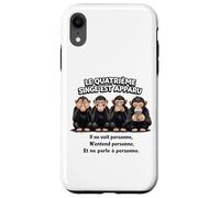 Le 4ème Singe est apparu - Humour Smartphone Coque pour iPhone XR
