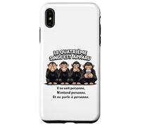 Le 4ème Singe est apparu - Humour Smartphone Coque pour iPhone XS Max