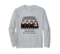 Le 4ème Singe est apparu - Humour Smartphone Manche Longue