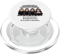 Le 4ème Singe est apparu - Humour Smartphone PopSockets PopGrip pour MagSafe