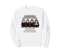Le 4ème Singe est apparu - Humour Smartphone Sweatshirt