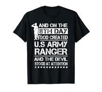 Le 8ème Jour, Dieu a créé Un vétéran des Army Rangers américains T-Shirt