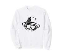 Le Apres-Ski Instructor (Noir Vintage) Sports d'hiver Sweatshirt