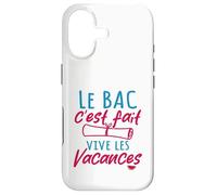 Le Bac C'est Fait Vive Les Vacances - Baccalauréat Coque pour iPhone 17