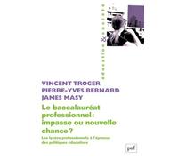 Le Baccalauréat Professionnel : Impasse Ou Nouvelle Chance ? - Les Lycées Professionnels À L'épreuve Des Politiques Éducatives