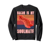 Le Bacon Est Mon Âme Sœur Humour Alimentaire Sweatshirt
