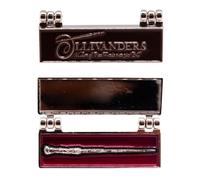 Le badge Harry Potter Ollivanders Wand Box est fabriqué en métal et rempli d'émail 3,5 cm x 1,5 cm, Métal