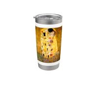 Le baiser de Gustav Klimt (1908) Gobelet isotherme en acier inoxydable double paroi