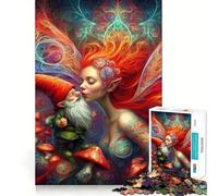 Le Baiser d'une Enchanteresse Puzzle Adulte 1000 Pièces Jeu de Stimulation Cognitive Emboîtement Parfait sans Espaces Activité de Détente Mentale Apaisante (50x75cm)