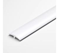 Le Bande De Transition Sol (3 * 90cm), Bande De Séparation De Sol en PVC, Barre De Seuil De Porte pour Jointer Les Joints De Sol(White,4cm/1.57in)