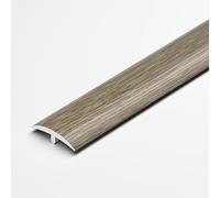 Le Bande De Transition Sol (3 * 90cm), Bande De Séparation De Sol en PVC, Barre De Seuil De Porte pour Jointer Les Joints De Sol(Grey Wood Grain,4cm/1.57in)