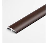 Le Bande De Transition Sol (3 * 90cm), Bande De Séparation De Sol en PVC, Barre De Seuil De Porte pour Jointer Les Joints De Sol(Walnut Wood Grain,2.5cm/0.98in)