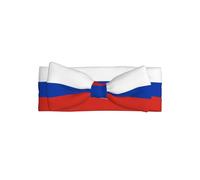 Le bandeau à nœud imprimé drapeau russe s'adapte à toutes les tenues pour bébés, tout-petits et enfants