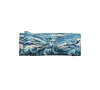 Le bandeau à nœud imprimé vagues Ukiyo-e s'adapte à toutes les tenues pour bébés, tout-petits et enfants