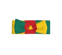 Le bandeau imprimé drapeau du Cameroun s'adapte à toutes les tenues pour bébés, tout-petits et enfants