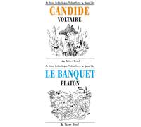 Le banquet de Platon et Candide de Voltaire par Joan Sfar - Pack coffret - Joann Sfar - Bréal - Coffret - Essai