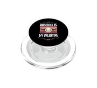 Le Baseball, C'est ma Saint-Valentin, Un Amour drôle Contre la Saint-Valentin PopSockets PopGrip pour MagSafe