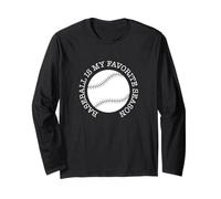 Le Baseball est ma Saison préférée, Fan de Sports Amusants Manche Longue