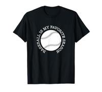 Le Baseball est ma Saison préférée, Fan de Sports Amusants T-Shirt