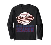 Le baseball est ma saison préférée Manche Longue