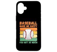 Le Baseball me Rend Heureuse, Pas Tant Que ça Coque pour iPhone 16 Plus