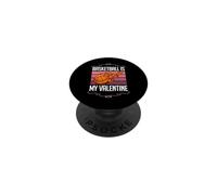 Le Basket-Ball, C'est Mon Amour drôle Contre la Saint-Valentin PopSockets PopGrip Adhésif