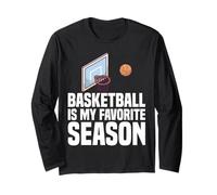 Le Basket-Ball Est Ma Saison Préférée pour Les Basketteurs Manche Longue