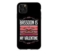 Le basson est Mon Amour drôle Contre la Saint-Valentin en Forme de cœur Coque pour iPhone 11 Pro Max