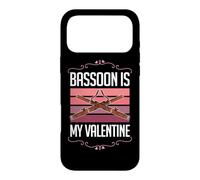 Le basson est Mon Amour drôle Contre la Saint-Valentin en Forme de cœur Coque pour iPhone 17 Pro Max