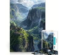 Le Bastion de la Solitude Puzzle 1000 pièces pour Adultes Jeu d'exercice Mental Atelier de détente pour Les vœux du Père Noël 38x26cm
