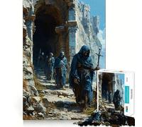 Le Bastion des Morts-Vivants Puzzle 1000 pièces pour Adolescents Jeu de réflexion Amusant et Relaxant 50x75cm