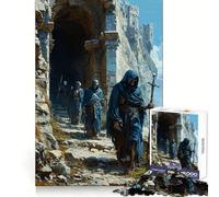 Le Bastion des Morts-Vivants Puzzle de 1000 pièces pour Adultes Jeu Intelligent et Amusant d'intérieur Découpe Lisse Cadeau du Père Noël 38x26cm