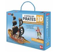 Le bateau des pirates 3D - N.E. 2026 livre + bateau des pirates a const - Giulia Pesavento - Sassi - Boîte ou accessoire - Jeux livres objets