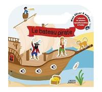 Le Bateau Pirate - 1 Planche De Stickers Repositionnables À L'infini