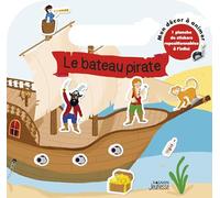Le Bateau Pirate - 1 Planche De Stickers Repositionnables À L'infini